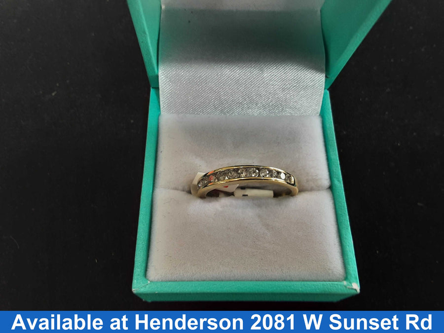 Ring - Wedding Band - Yellow Gold 10k (.417) 2.6 grams Size 9.5