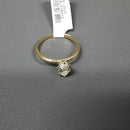 Women's Ring - Solitaire - Yellow Gold 14k (.585) 2.3 grams Size 8