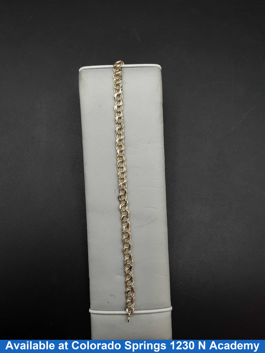 Bracelet - Yellow Gold 14k (.585) 5.1 grams 7 inch