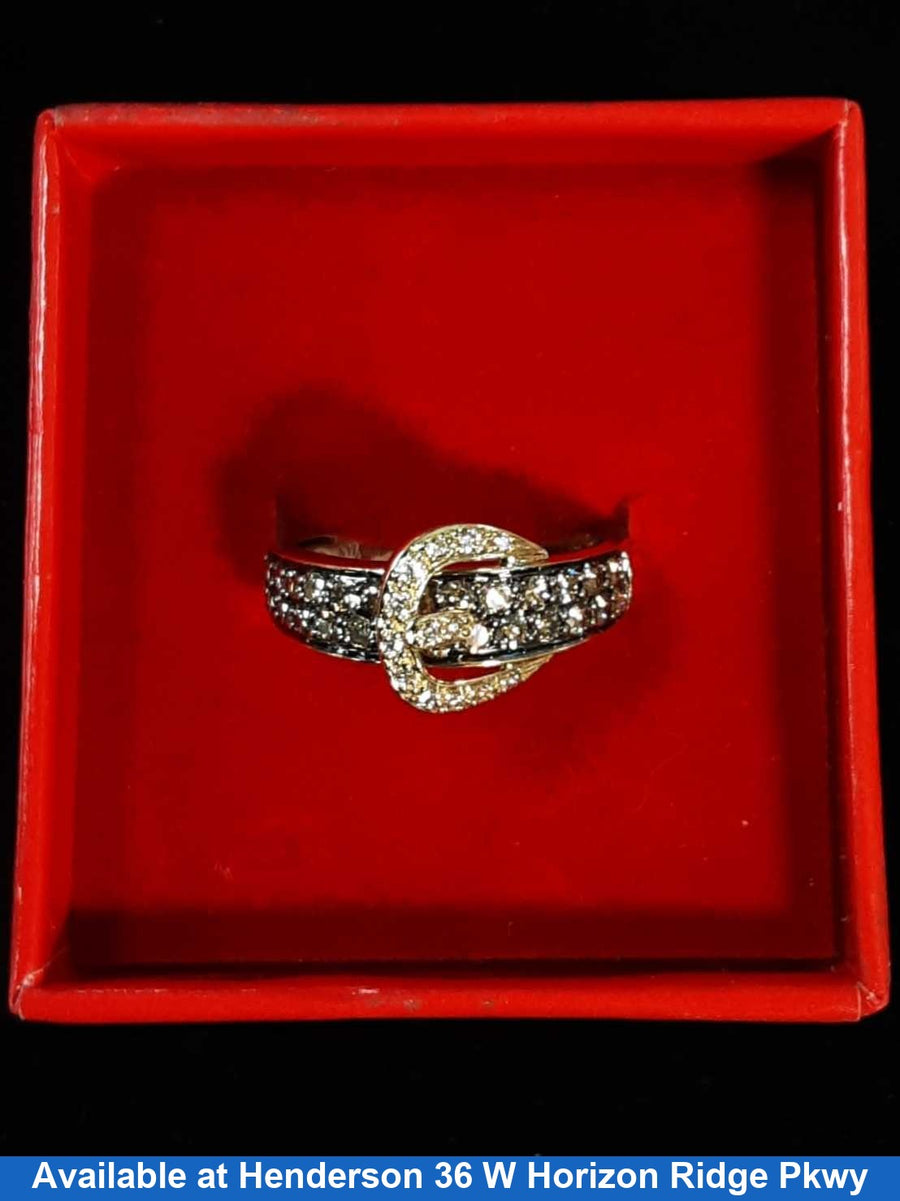 Women's Ring - Yellow Gold 14k (.585) 3.8 grams Size 20