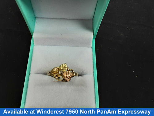 Women's Ring - Yellow Gold 10k (.417) 1.8 grams Size 9