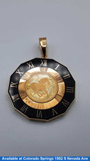 Coin Pendant - Yellow Gold 18k (.750) 8.7 grams