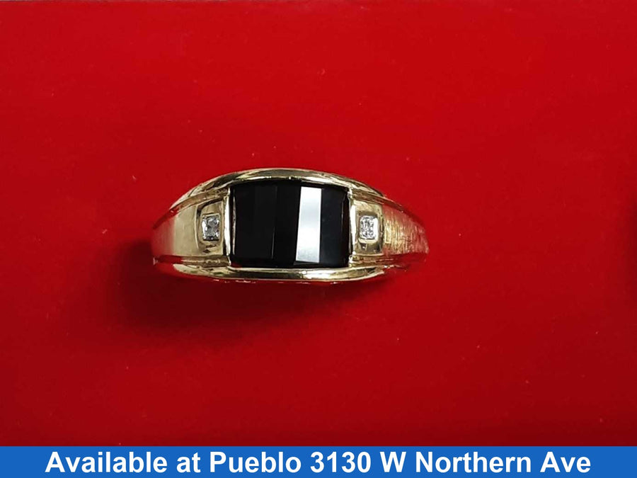 Men's Ring - Yellow Gold 10k (.417) 4 grams Size 12
