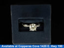 Women's Ring - White Gold 14k (.585) 2 grams Size 7