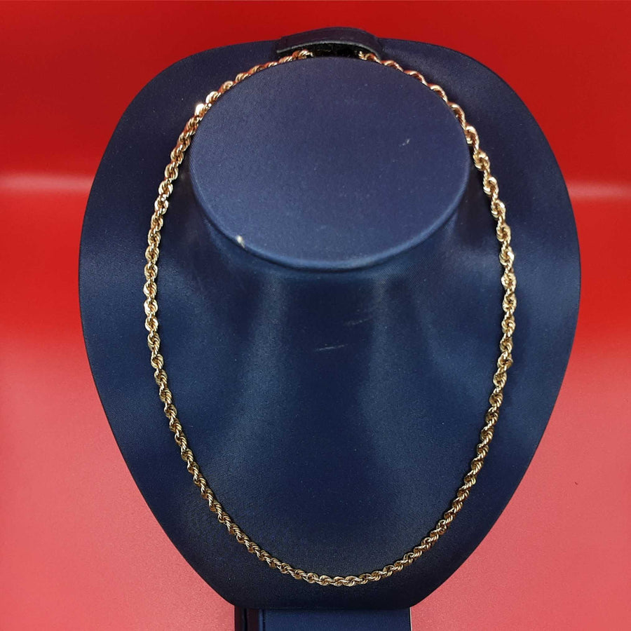 Rope Chain - Yellow Gold 10k (.417) 5.7 grams 24 inch