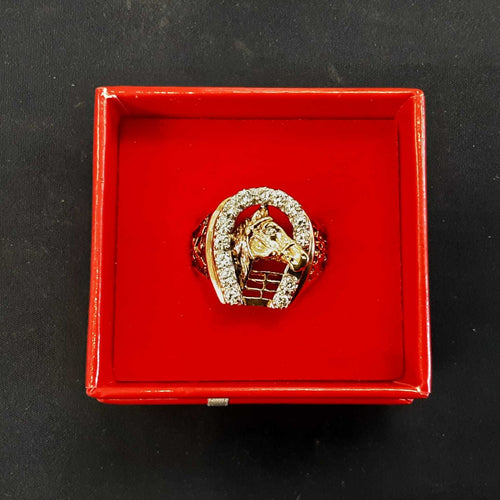 Men's Ring - Yellow Gold 10k (.417) 9.2 grams Size 8