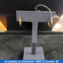 Hoop Earrings - Yellow Gold 14k (.585) 0.7 grams