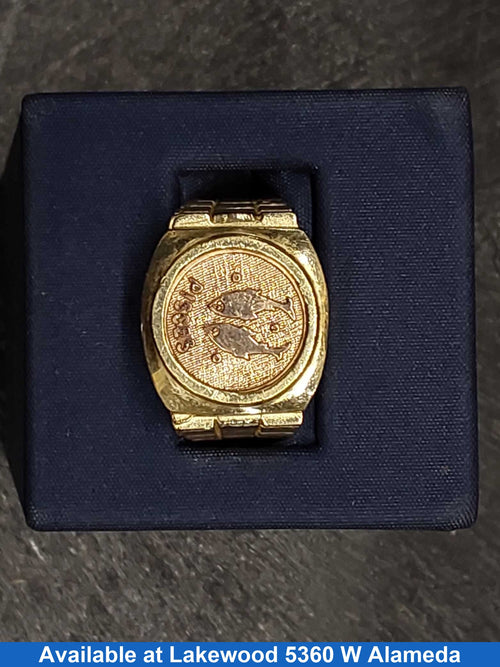 Women's Ring - Yellow Gold 14k (.585) 8 grams Size 11