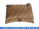 Balenciaga Crush Meduim Calfskin Beige / Tan Purse / Handbag