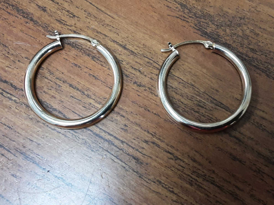 Bangle Earrings - Yellow Gold 10k (.417) 1.7 grams