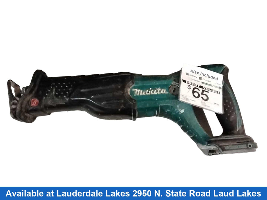 Makita Bjr182 Blue Cordless Reciprocating Saw