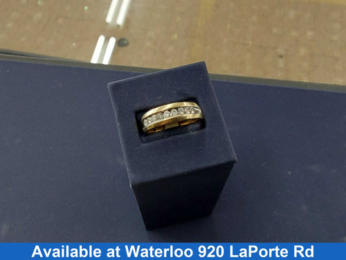 Ring - Wedding Band - Yellow Gold 10k (.417) 4.1 grams Size 11