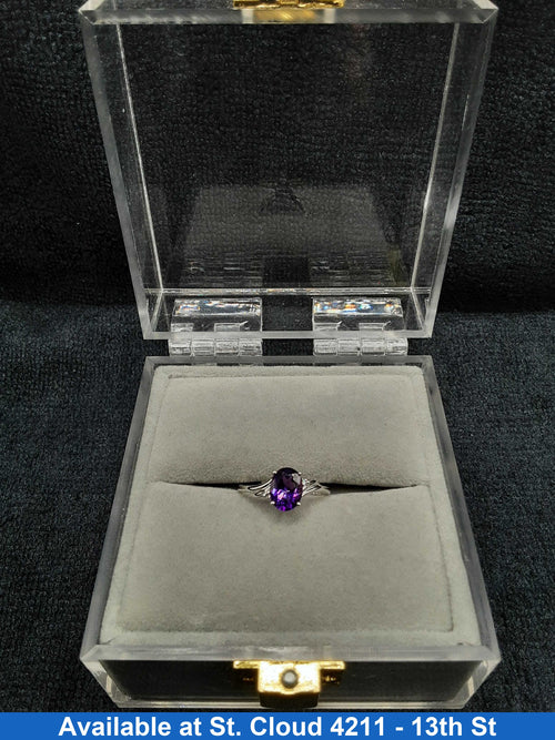 Women's Ring - Amethyst Birthstone Ring