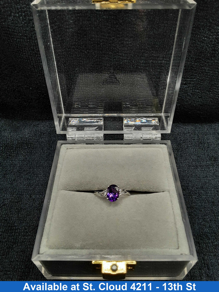 Women's Ring - Amethyst Birthstone Ring