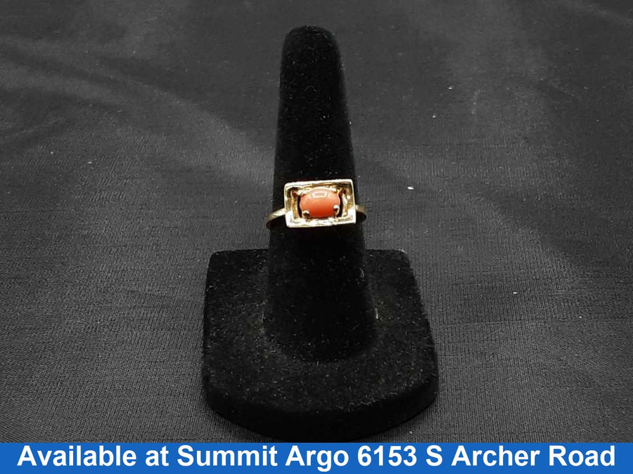 Women's Ring - Yellow Gold 14k (.585) 2.2 grams Size 5