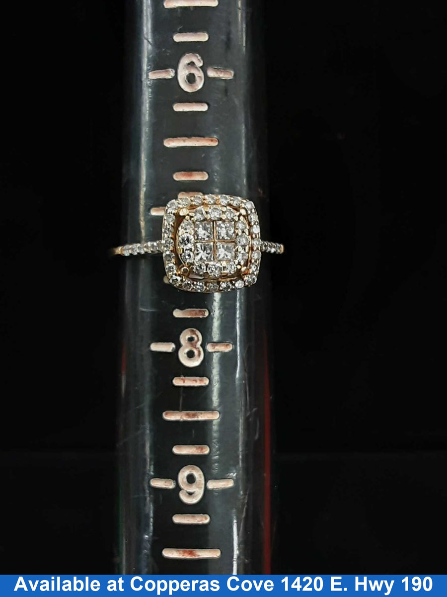 Women's Ring - Yellow Gold 10k (.417) 2.6 grams Size 7