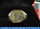 Men's Ring - Yellow Gold 14k (.585) 7.8 grams Size 8.5