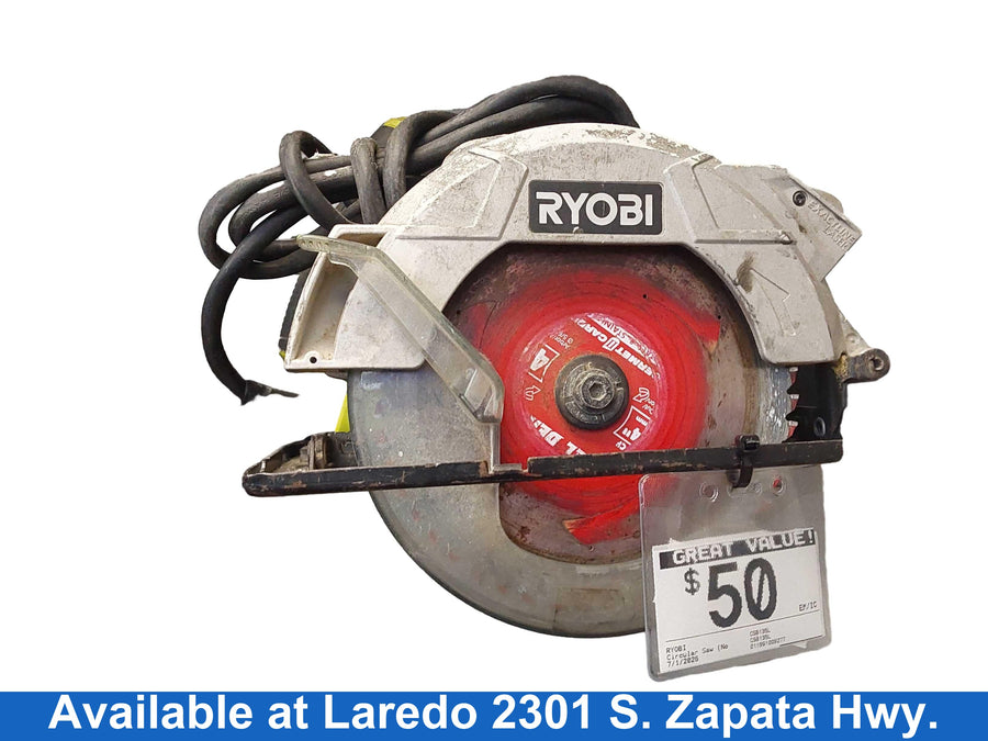 Ryobi Csb135l Green Corded Circular Saw