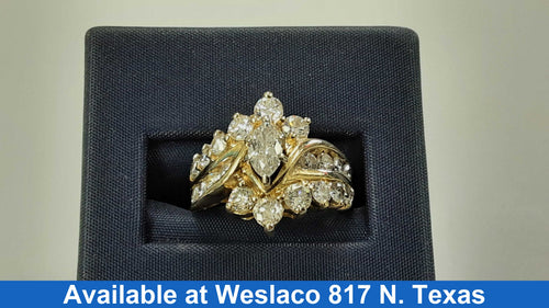 Women's Ring - Yellow Gold 14k (.585) 5.6 grams Size 6