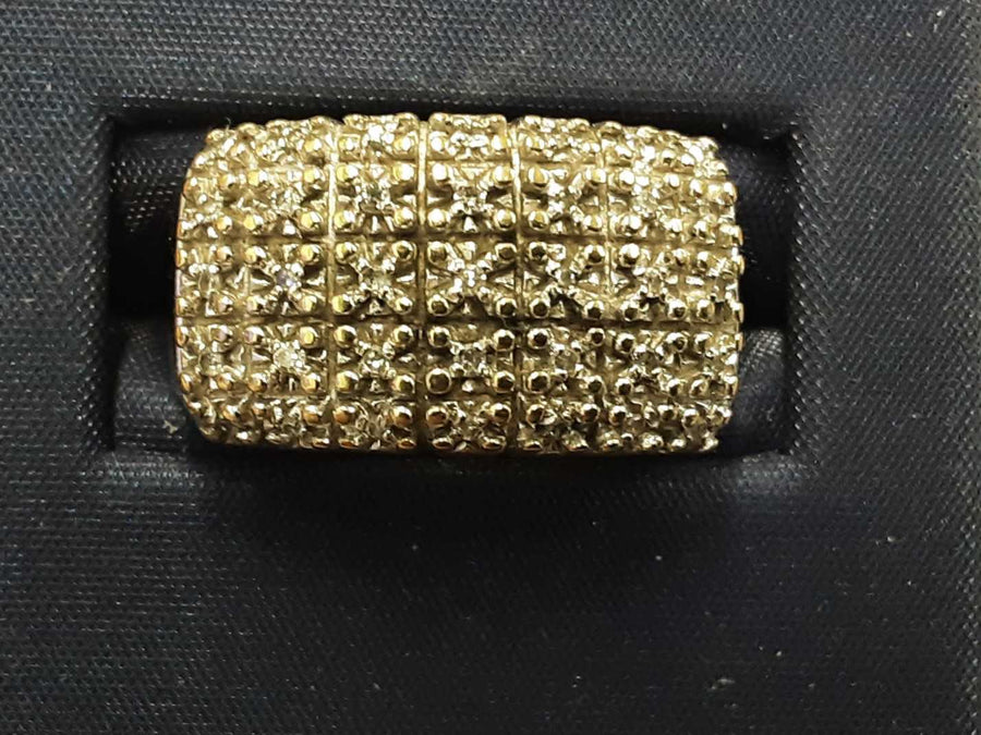 Women's Ring - Yellow Gold 10k (.417) 4.7 grams Size 20