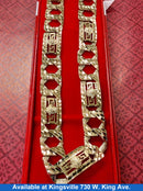 Figaro Chain - Yellow Gold 10k (.417) 109.4 grams 24 inch