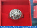 Men's Ring - White Gold 10k (.417) 11.6 grams Size 11