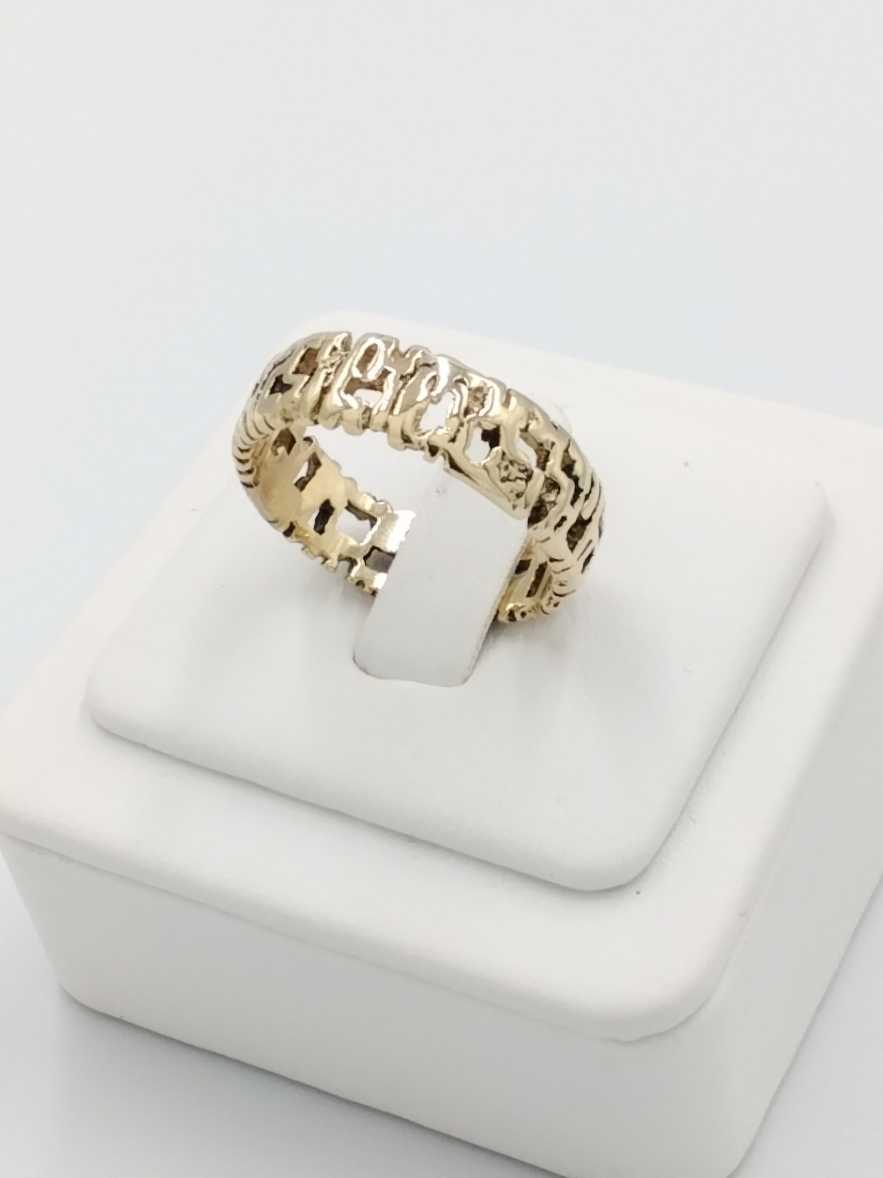 Men's Ring - Yellow Gold 14k (.585) 7.5 grams Size 11