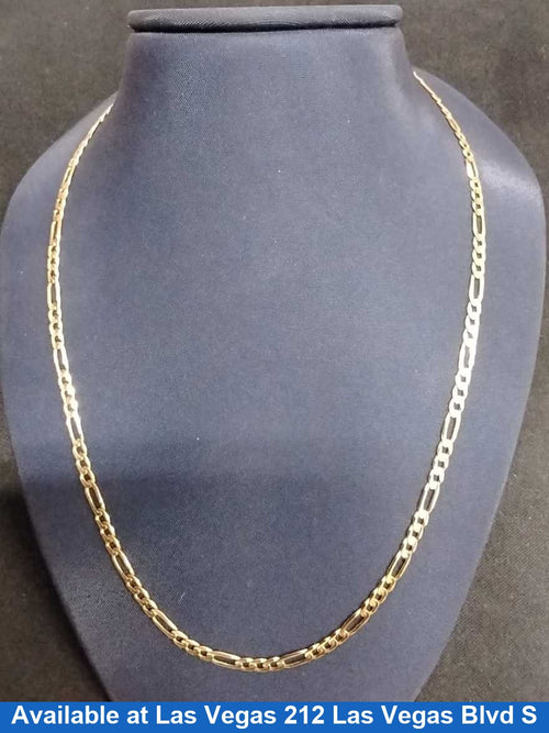 Figaro Chain - Yellow Gold 10k (.417) 5.3 grams 18 inch
