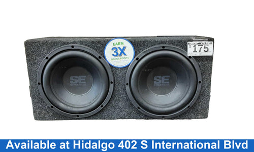 Streetedge Black Car Sub-Woofer