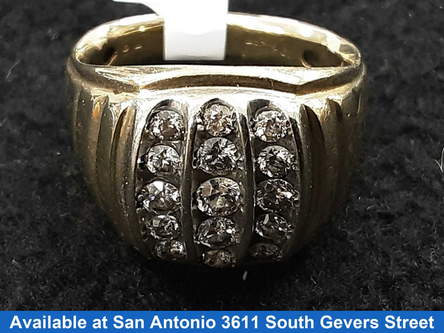 Men's Ring - Yellow Gold 10k (.417) 6.3 grams Size 11