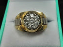 Men's Ring - Yellow Gold 14k (.585) 11.5 grams Size 9