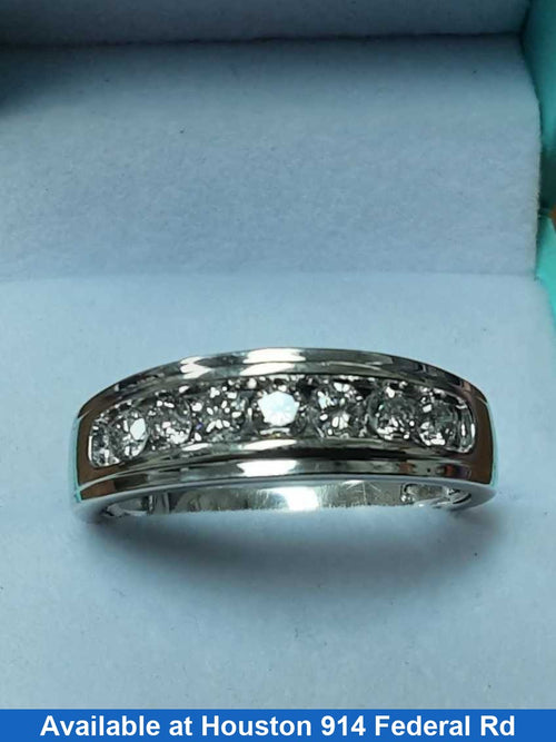 Ring - Wedding Band - White Gold 10k (.417) 4.1 grams Size 12