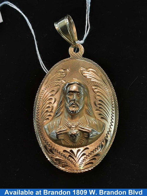 Religious Pendant - Yellow Gold 14k (.585) 16.3 grams