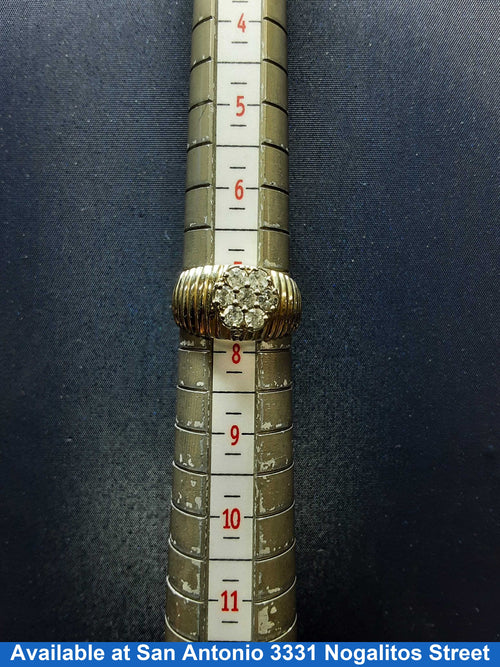 Women's Ring - Yellow Gold 10k (.417) 5.7 grams Size 7.5