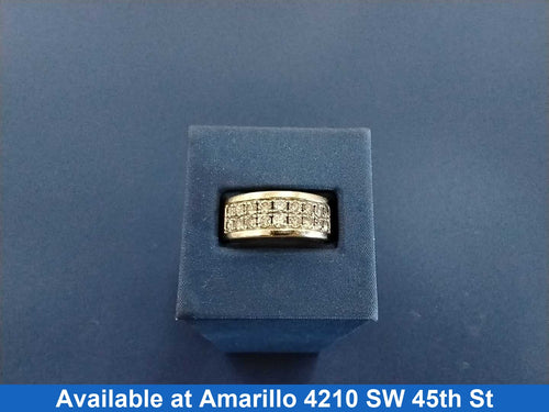Ring - Wedding Band - Yellow Gold 10k (.417) 7.4 grams Size 20