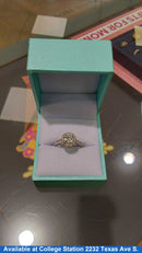 Ring - Engagement Set - White Gold 14k (.585) 2.7 grams Size 6.5