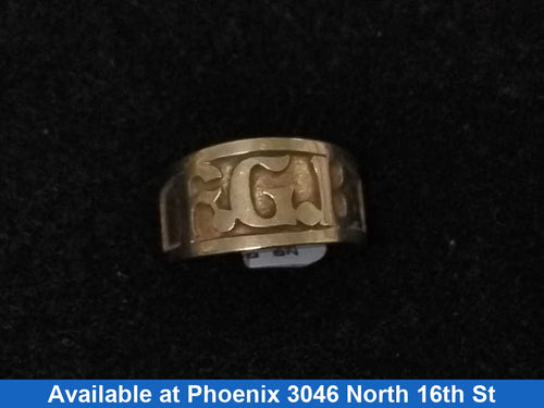 Men's Ring - Yellow Gold 14k (.585) 7.7 grams Size 8