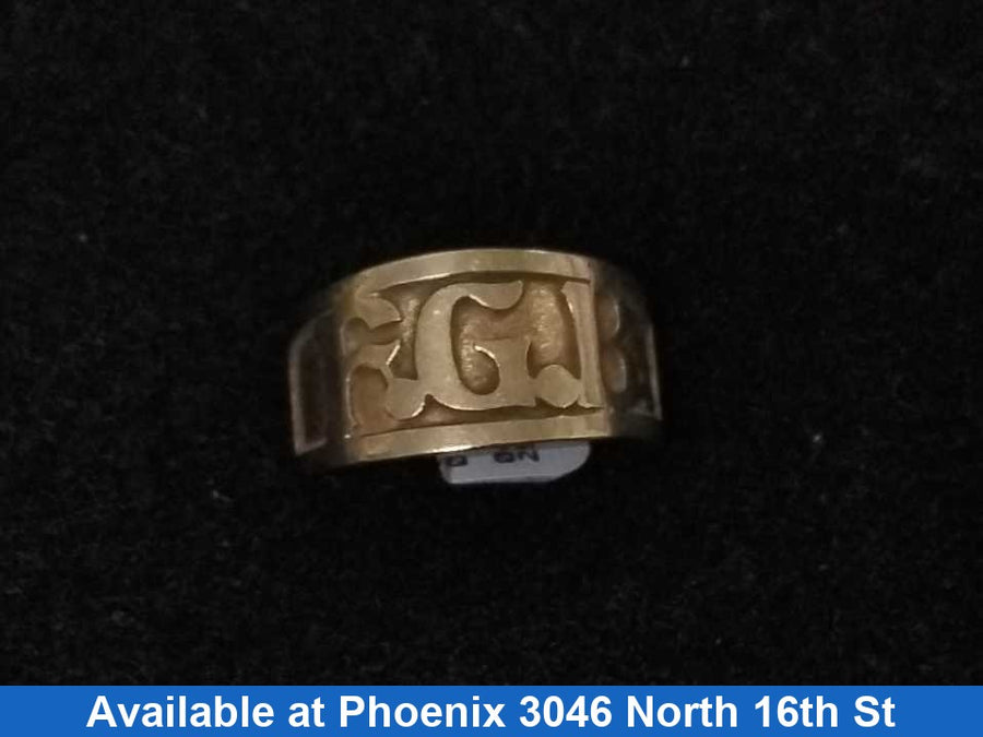 Men's Ring - Yellow Gold 14k (.585) 7.7 grams Size 8