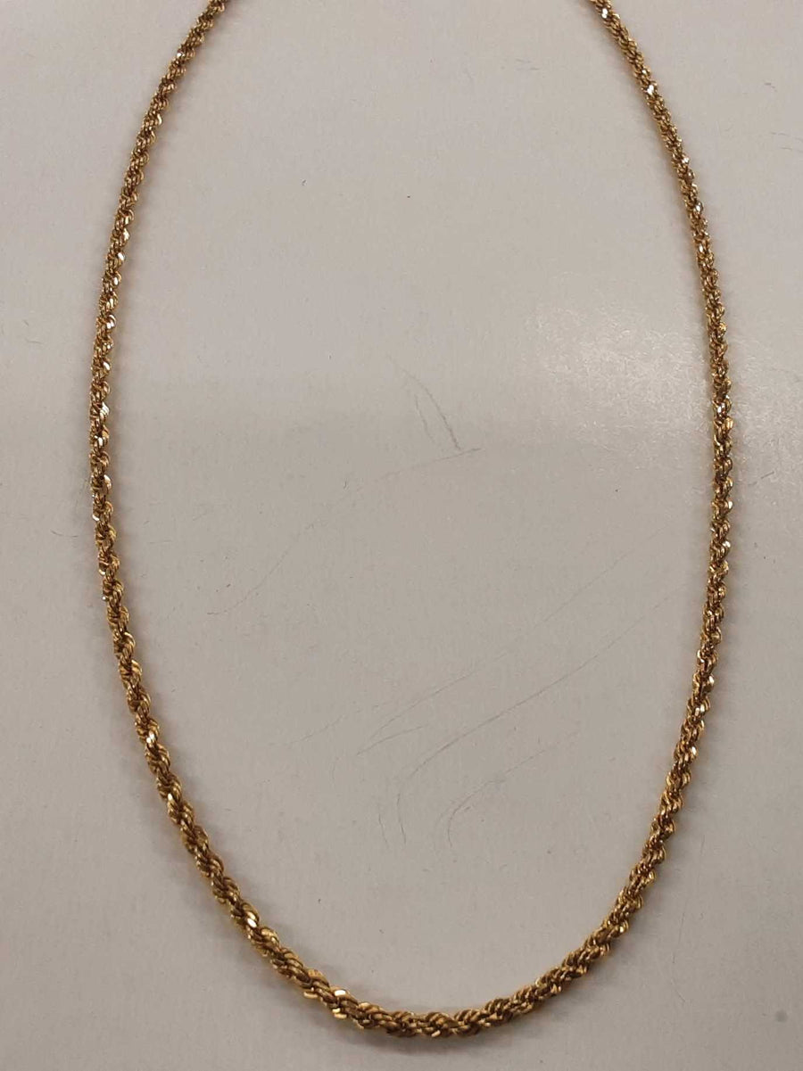 Rope Chain - Yellow Gold 10k (.417) 13.9 grams 20 inch