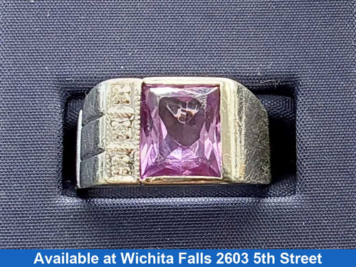 Men's Ring - White Gold 10k (.417) 6.4 grams Size 20