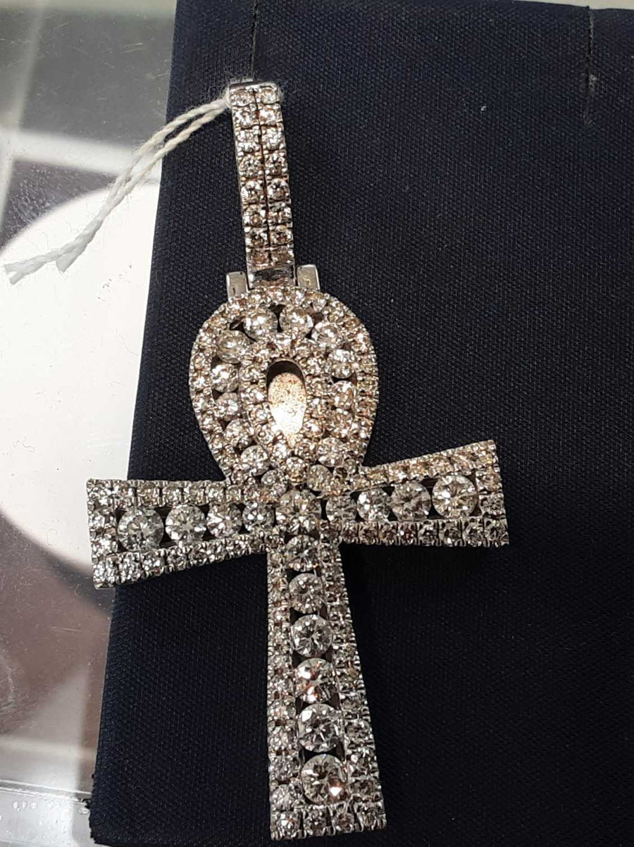 Religious Pendant - White Gold 10k (.417) 9.6 grams