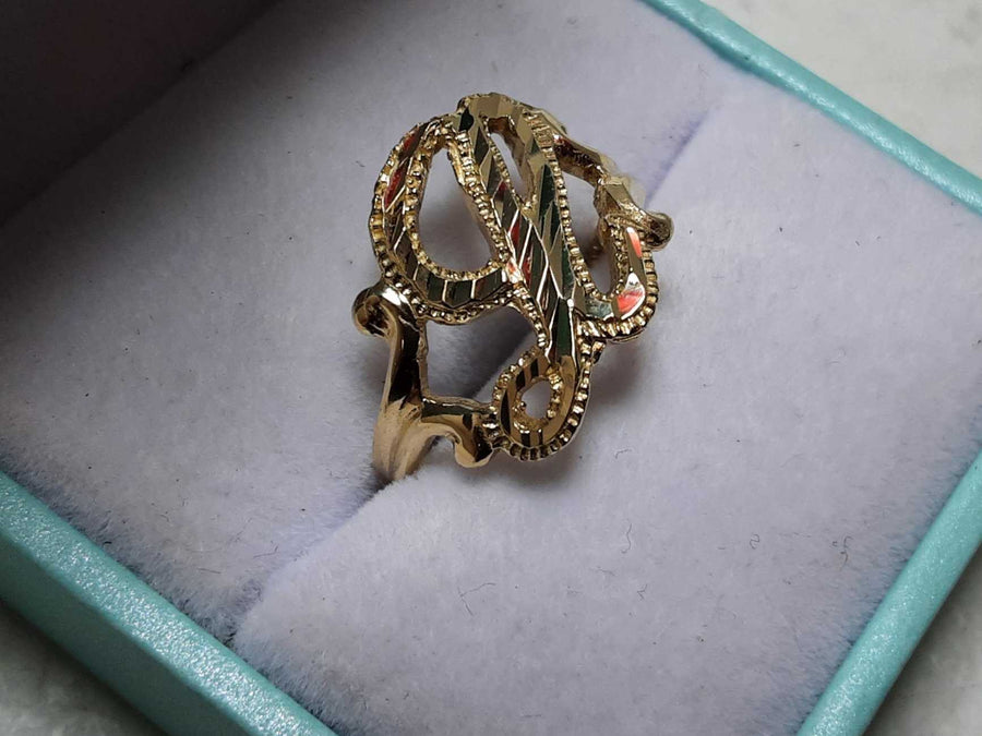 Women's Ring - Yellow Gold 14k (.585) 2.9 grams Size 7