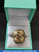 Men's Ring - Tricolor Gold 10k (.417) 13.4 grams Size 11.5