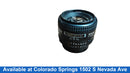 Nikon Af Nikkor Black Photographic Lens
