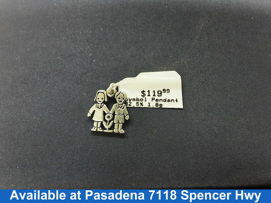 Symbol Pendant - Silver 1.8 grams