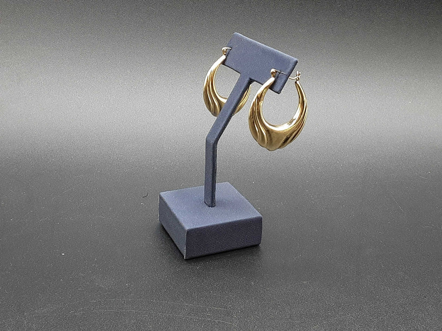 Bangle Earrings - Yellow Gold 10k (.417) 3.8 grams