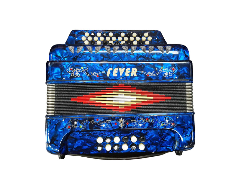 Fever Blue Combination Accordion