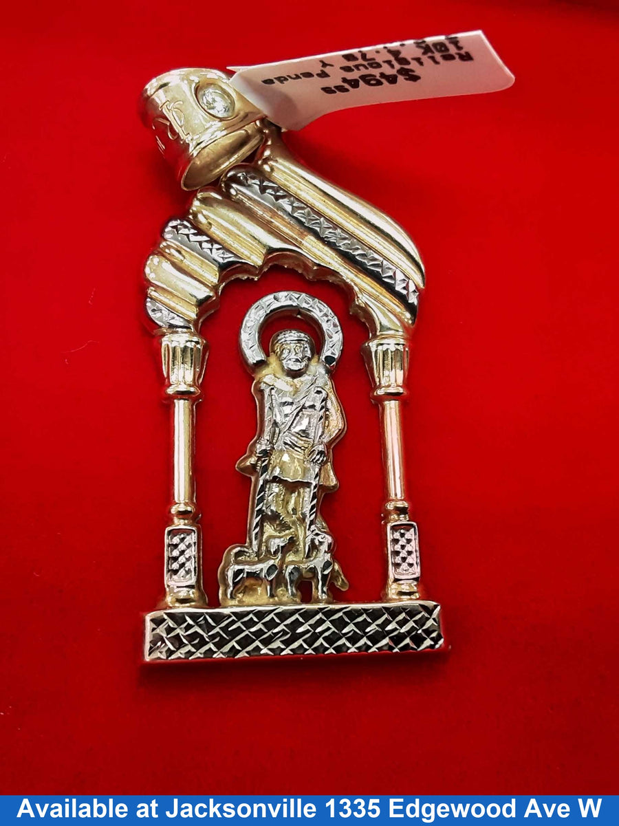 Religious Pendant - Yellow Gold 10k (.417) 4.7 grams