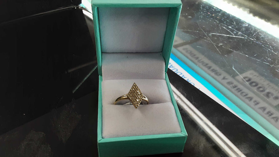 Women's Ring - Yellow Gold 10k (.417) 1.5 grams Size 7