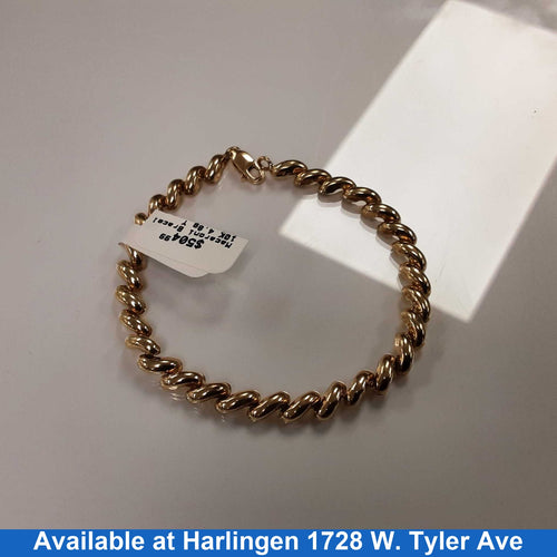 Bracelet - Yellow Gold 10k (.417) 4.8 grams 6 inch